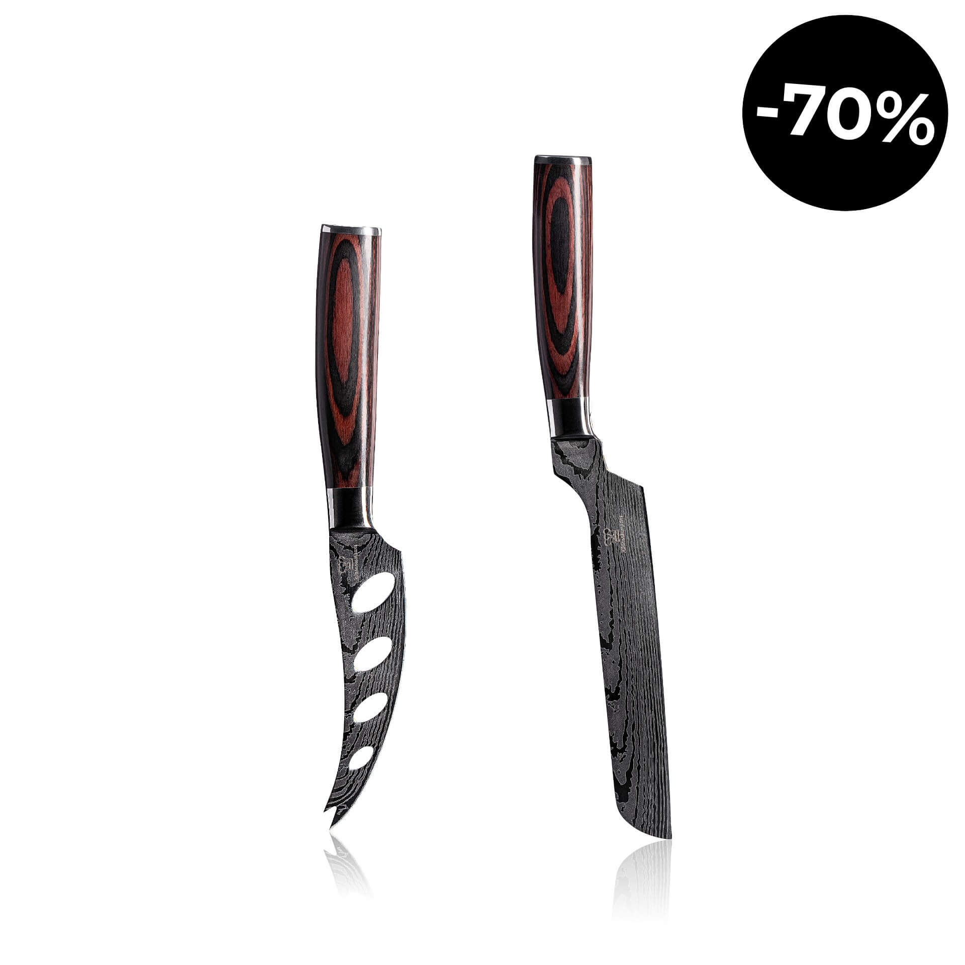 Perfekt duo: mjuk- & hårdostkniv