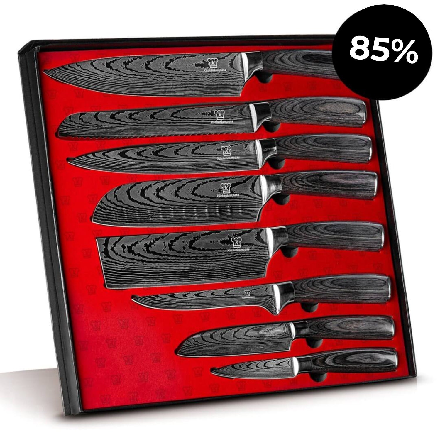Kurai Knivset Premium 8 delar / VIP