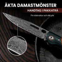 Fällkniv Damaskus Noxar