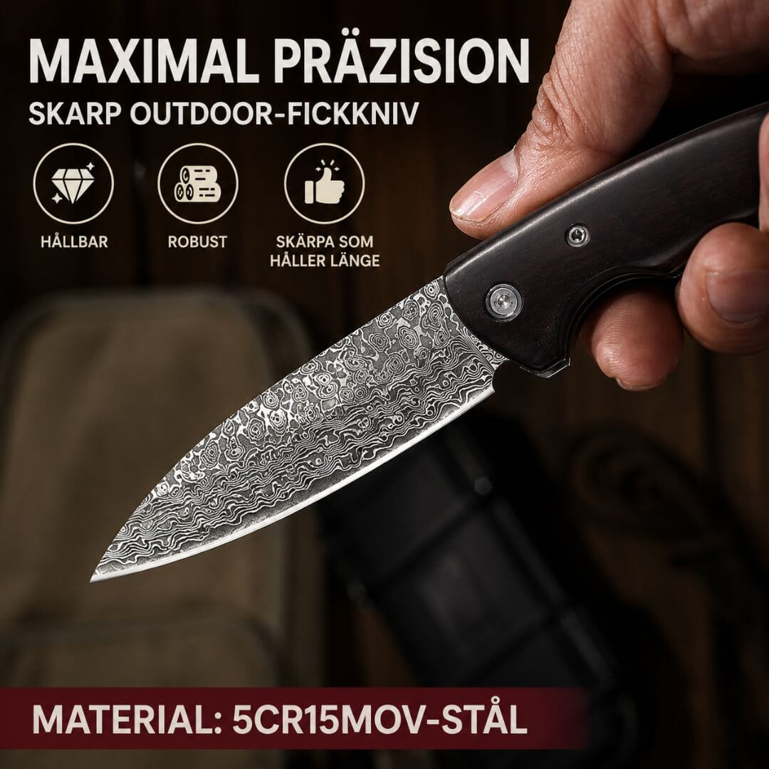 Damaskus fickkniv Atlas