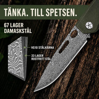 Fällkniv Damaskus Urban