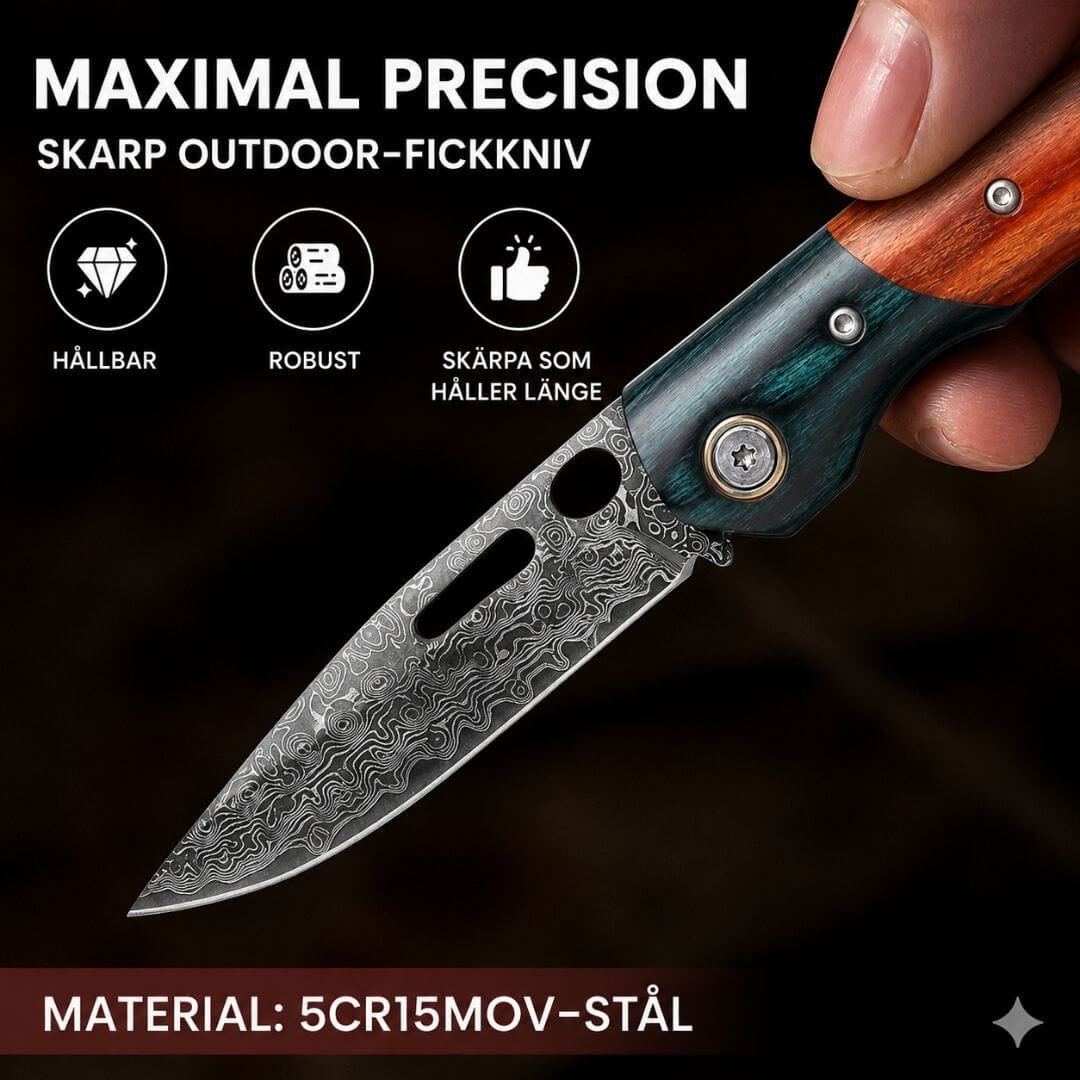 Damaskus fickkniv Noxar