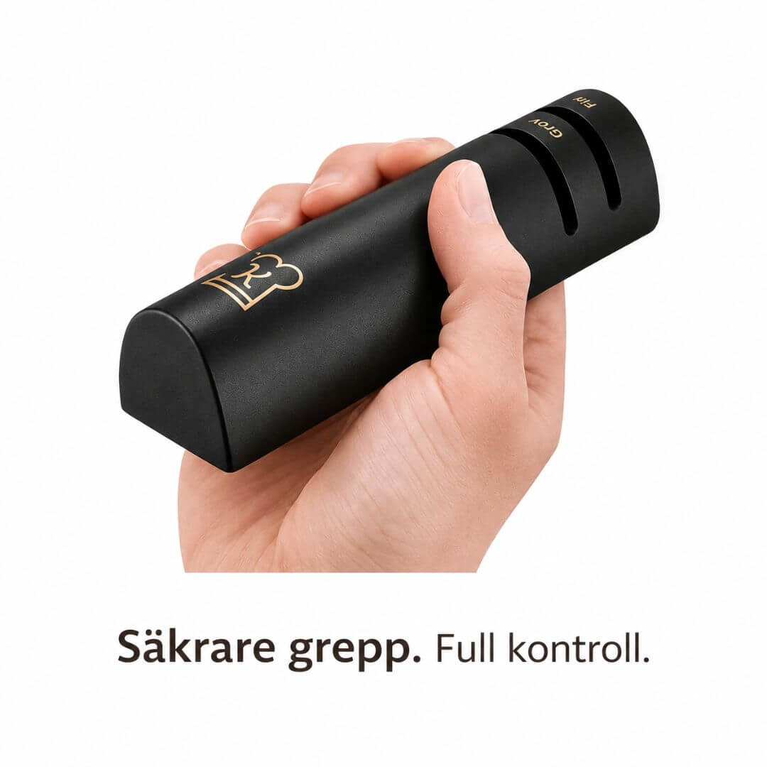 Knivslipare i trä – 2-stegs system