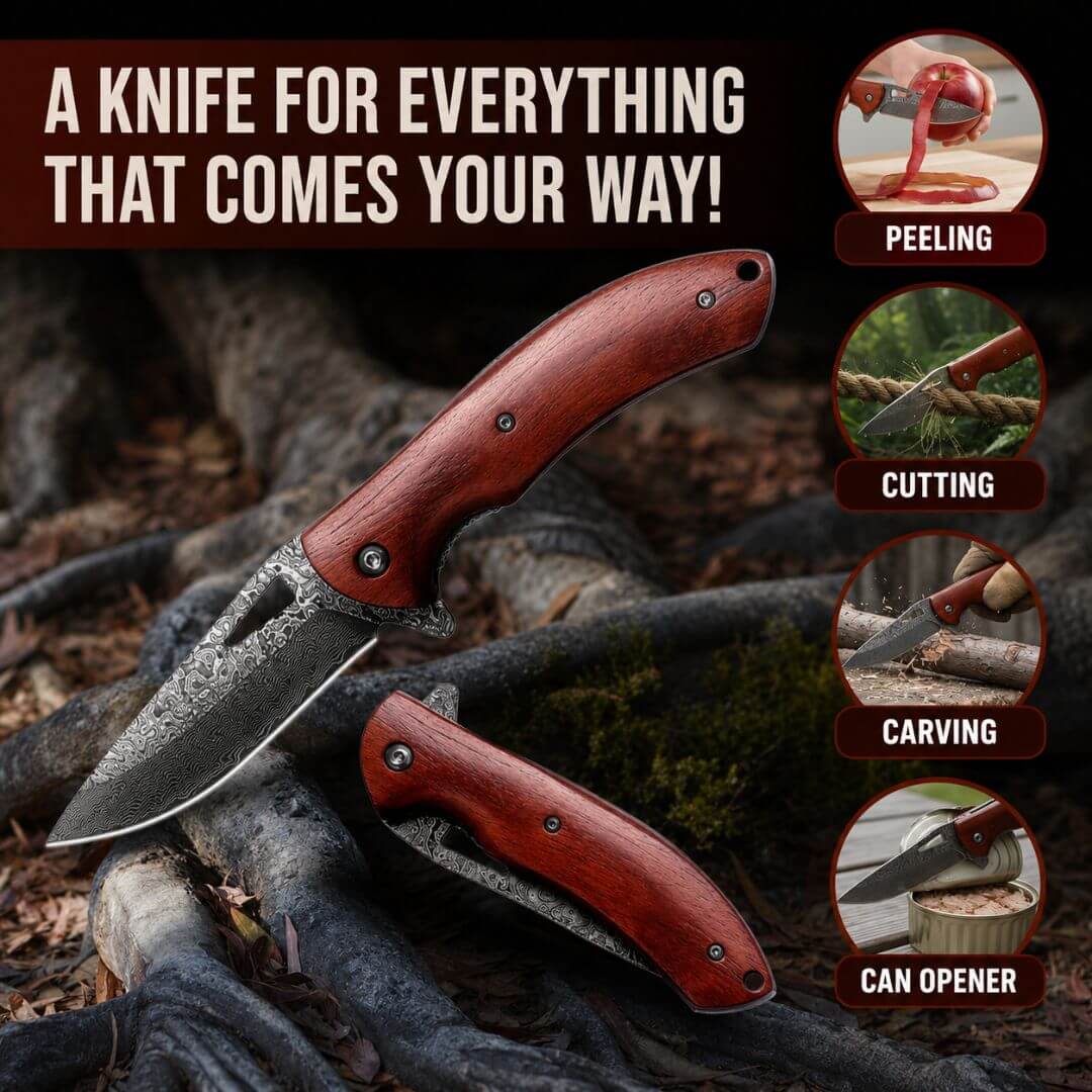 Damaskus fickkniv Heritage