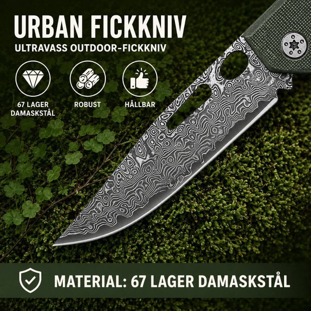 Fällkniv Damaskus Urban