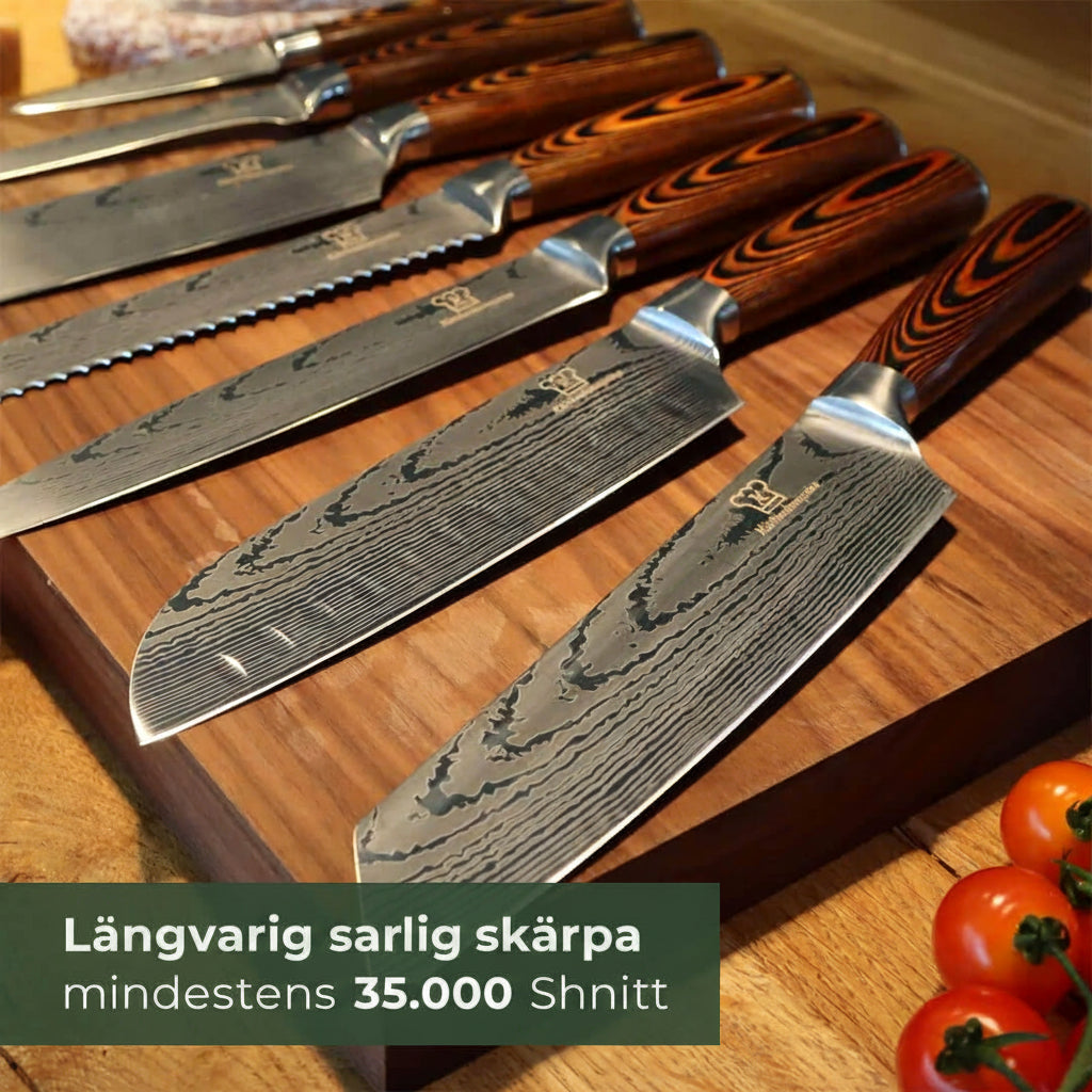 Akarui knivset Nōburu detalj