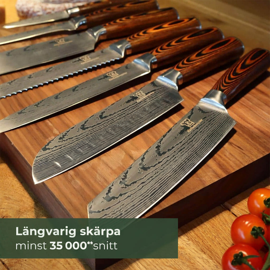Akarui knivset kockkniv