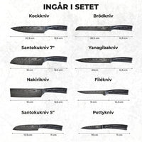 Kuro Knivset Premium