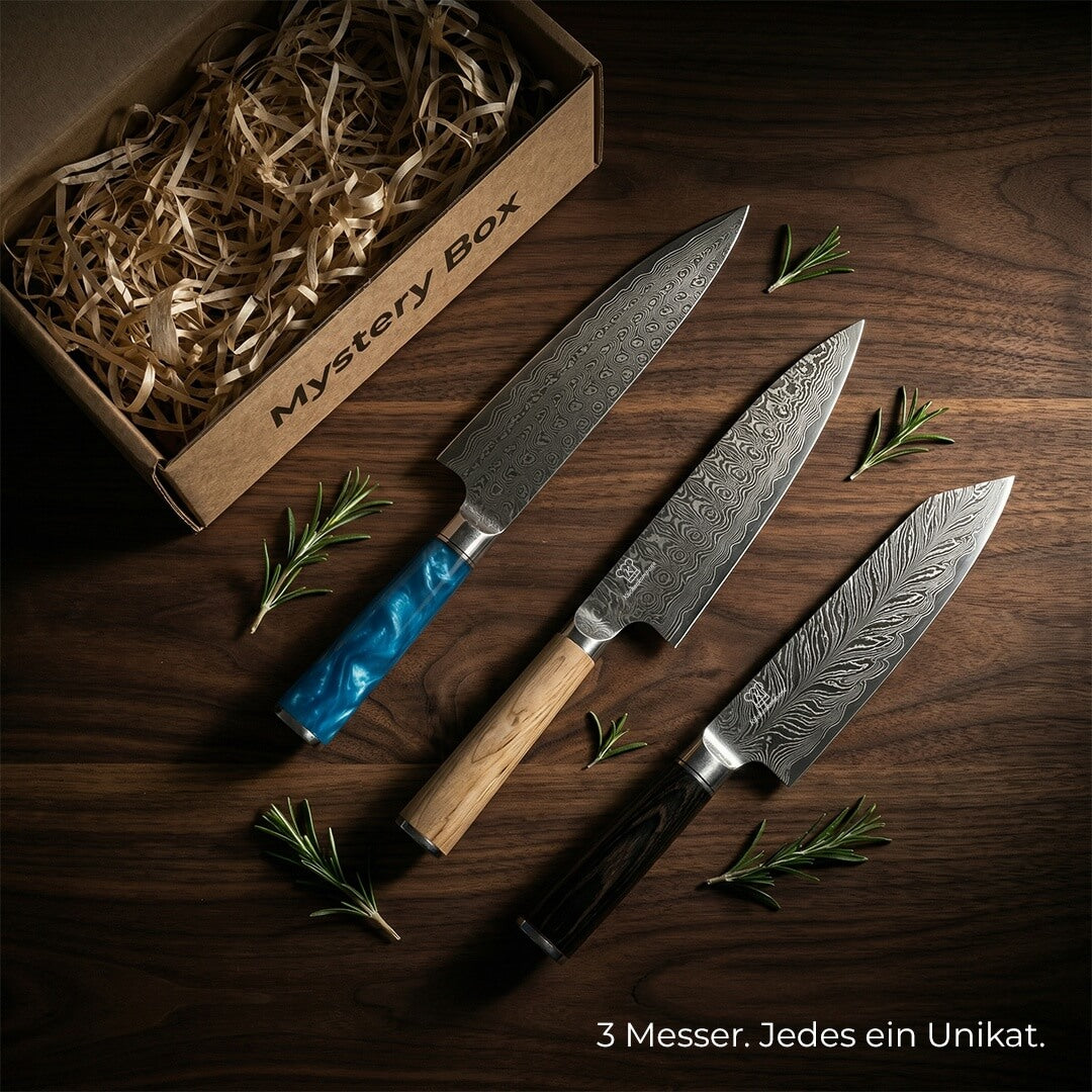 Mystery Box S | 3 zufällige Premium Küchenmesser