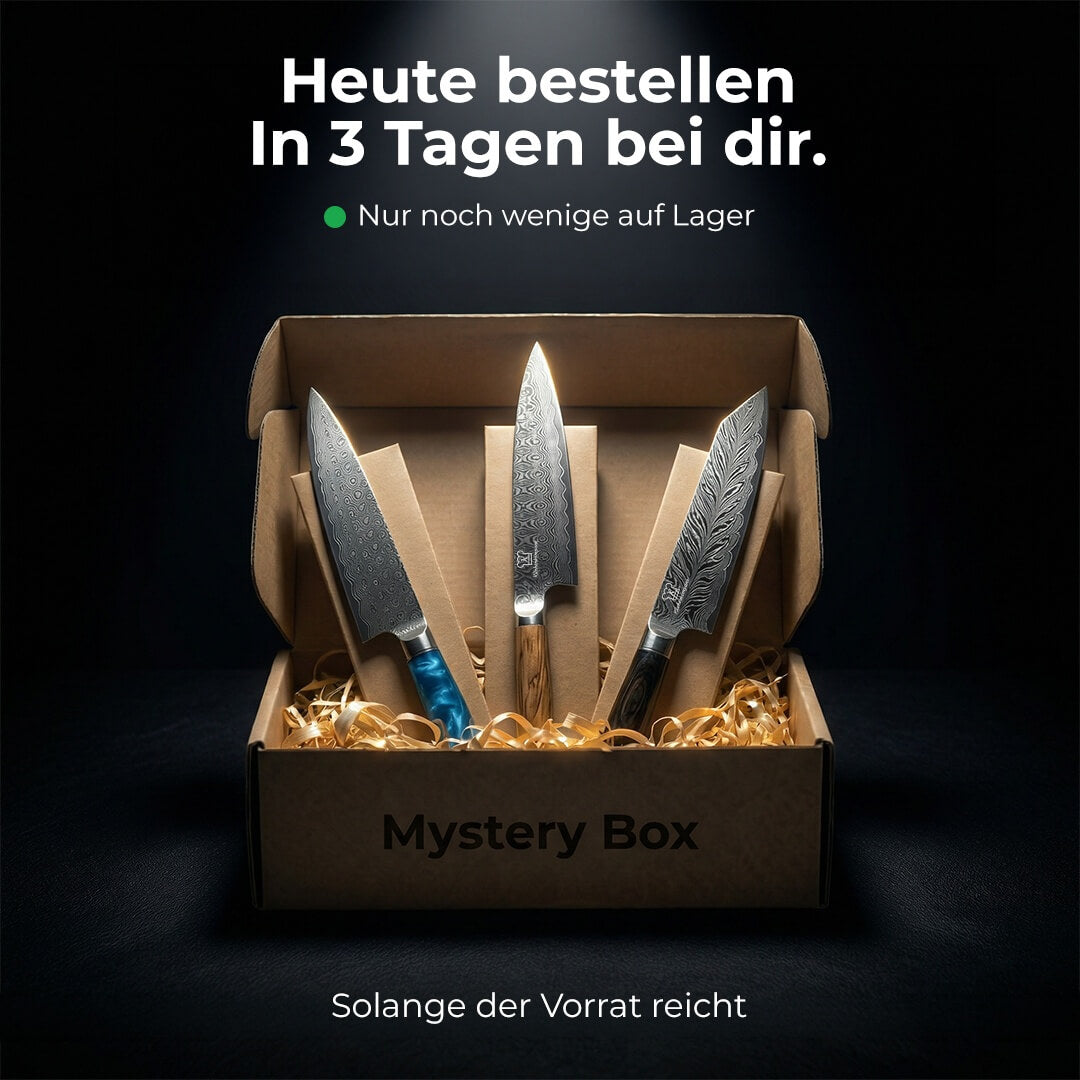 Mystery Box S | 3 zufällige Premium Küchenmesser