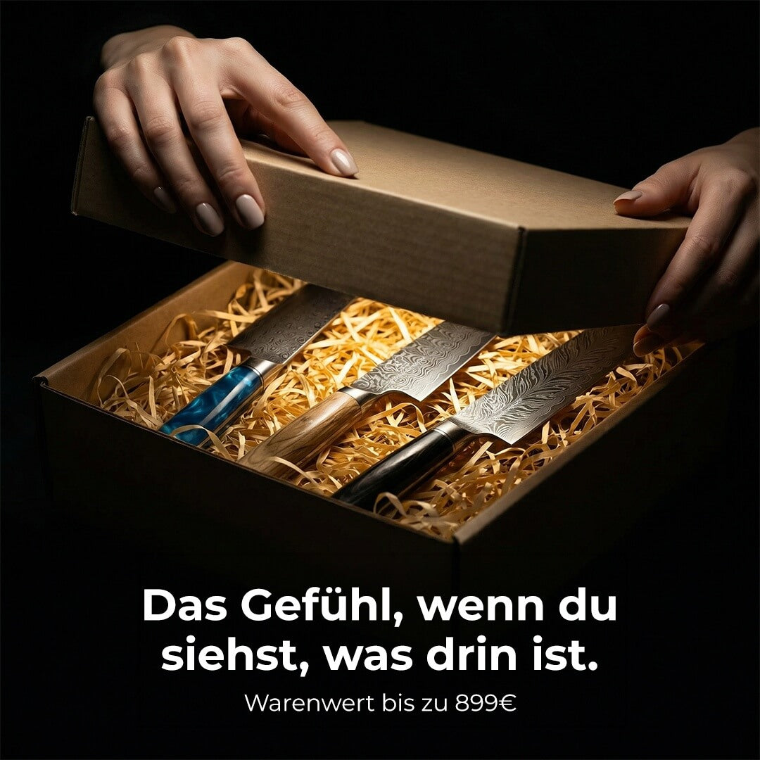 Mystery Box S | 3 zufällige Premium Küchenmesser