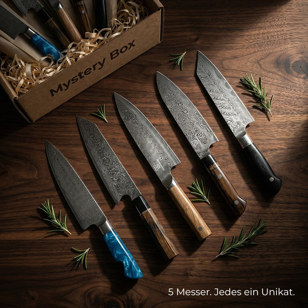 Mystery Box M / 5 zufällige Premium Küchenmesser