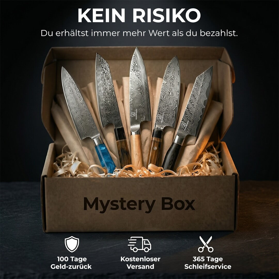 Mystery Box M / 5 zufällige Premium Küchenmesser