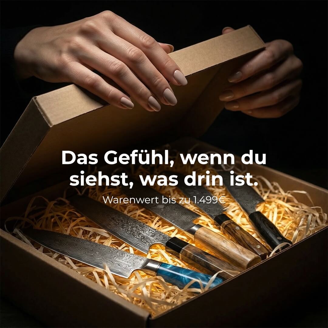 Mystery Box M / 5 zufällige Premium Küchenmesser