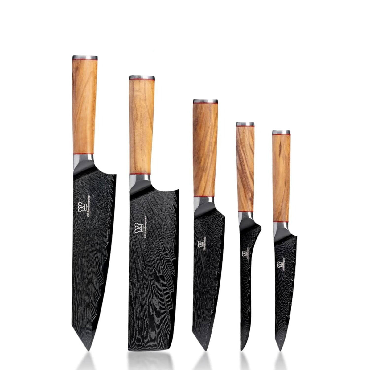 Mokuzai knivset 5-delat