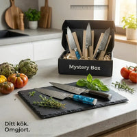 Mystery Box S / 3 slumpmässigt utvalda premiumköksknivar