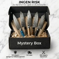 Mystery Box M / 5 slumpmässigt utvalda premiumköksknivar