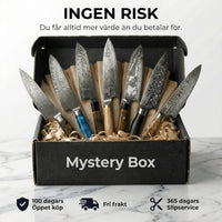 Mystery Box L / 7 slumpmässigt utvalda premiumköksknivar
