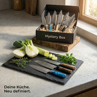 E-Mail: Mystery Box L / 7 slumpmässiga premiumköksknivar