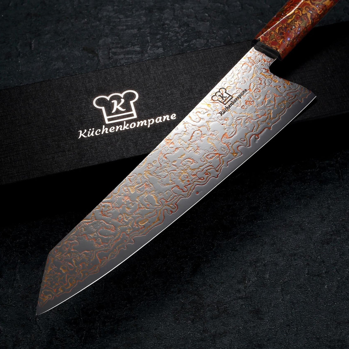 Tokuni Premium kniv i koppar-damast