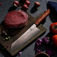 Tokuni Premium kniv i koppar-damast