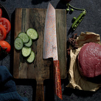 Tokuni Premium kniv i koppar-damast