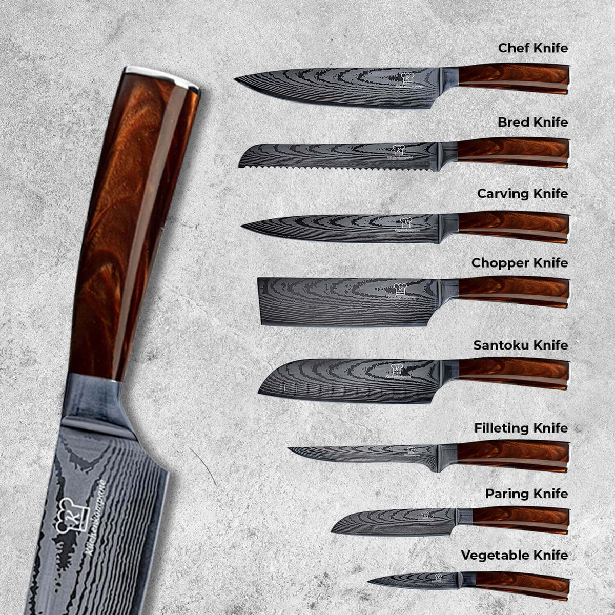 Kasshoku Knivset Premium