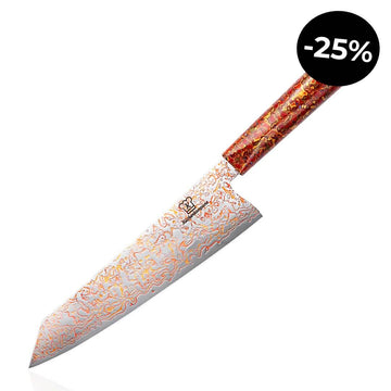 Tokuni Premium kniv i koppar-damast