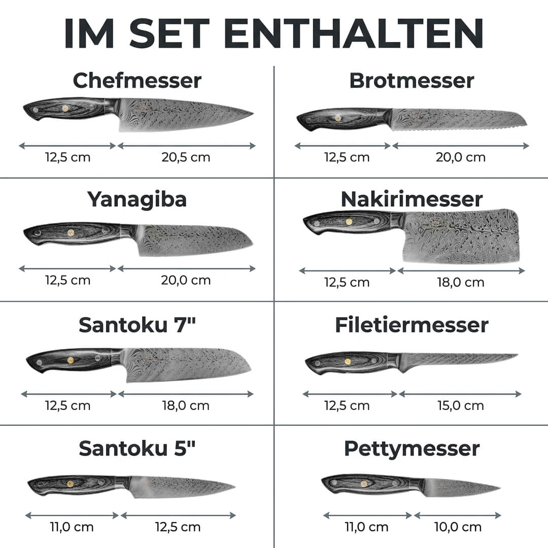 Kumai Knivset 8 delar / VIP