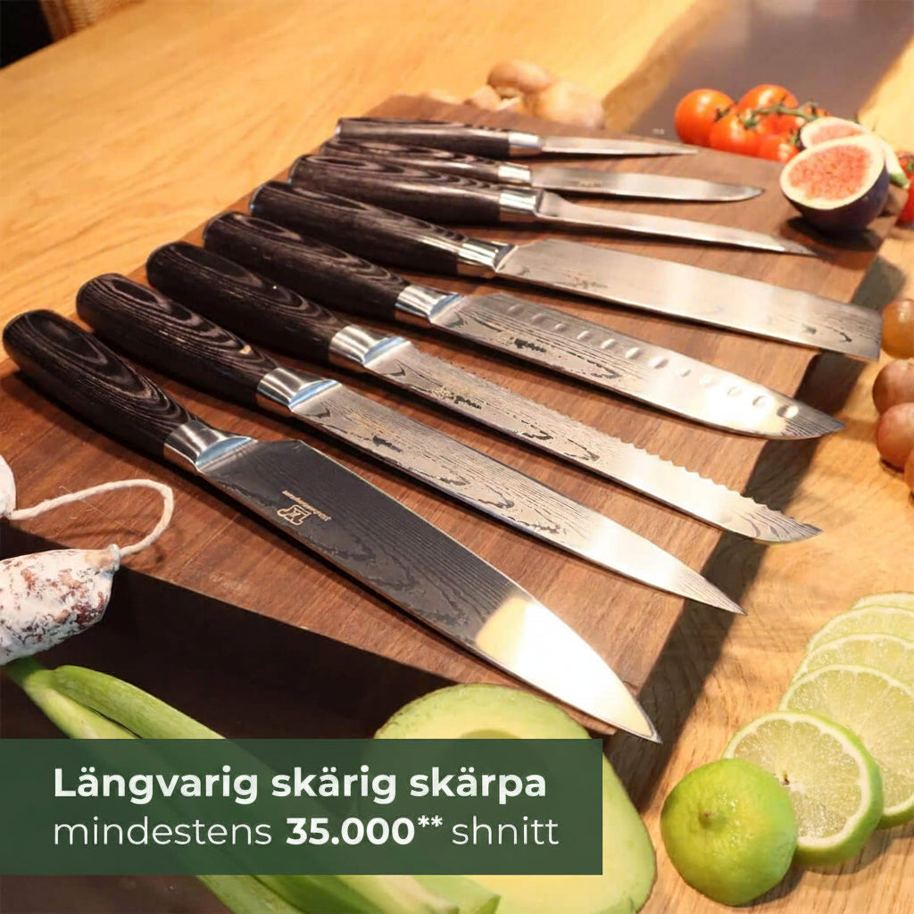 Kurai knivset Nōburu knivblock