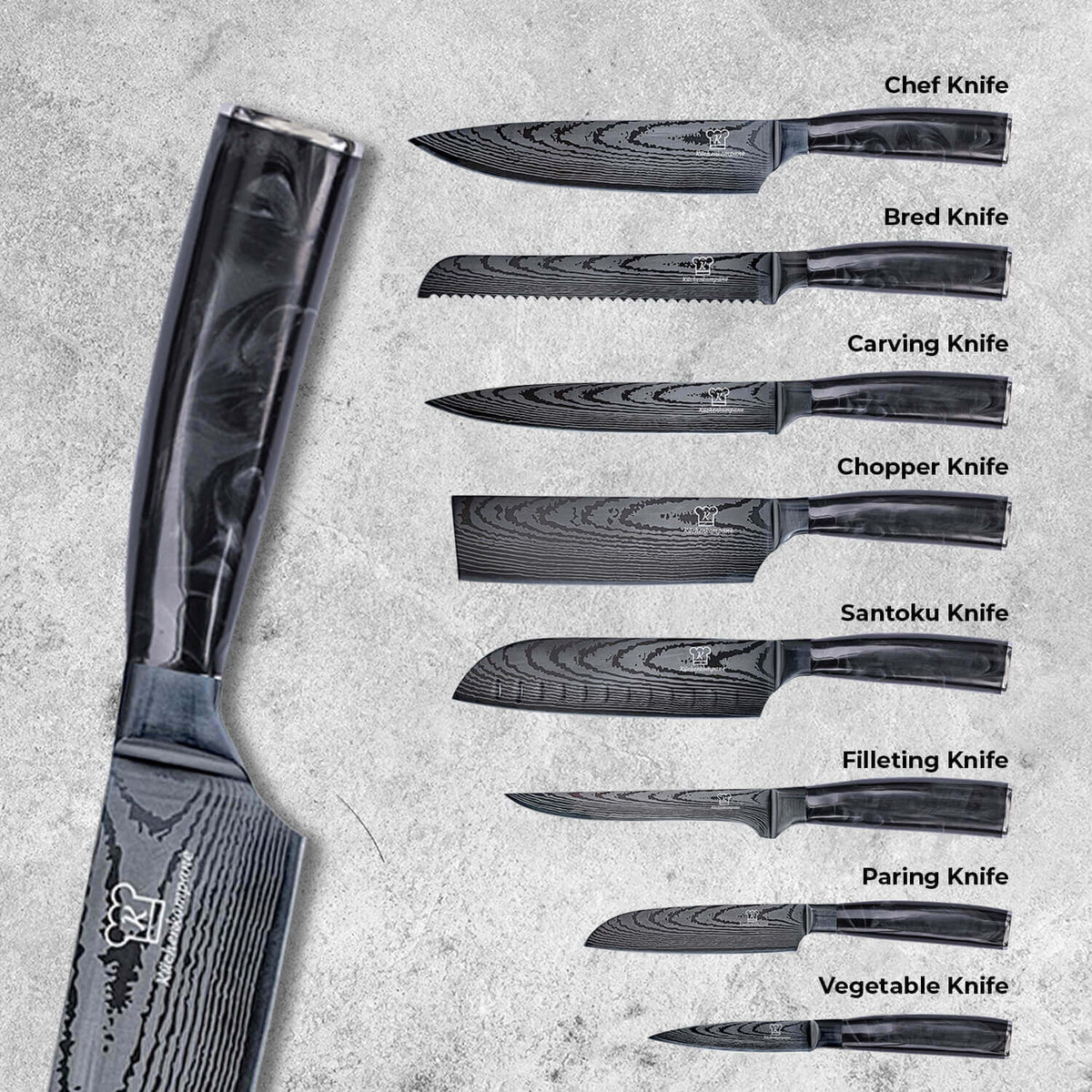 Kuro Knivset Premium