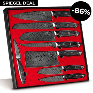 Kumai Messerset 8-teilig | Spiegel Angebot