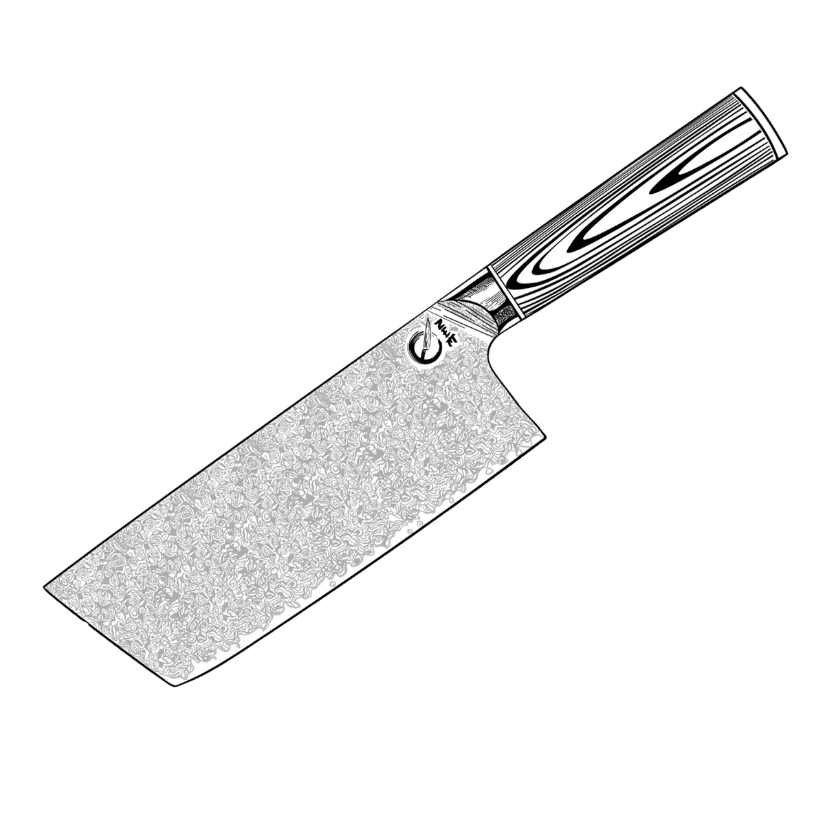 Hakku Aoi hackkniv
