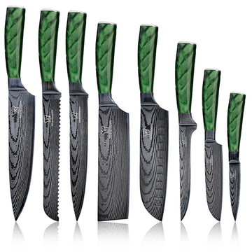 Special knivset grön