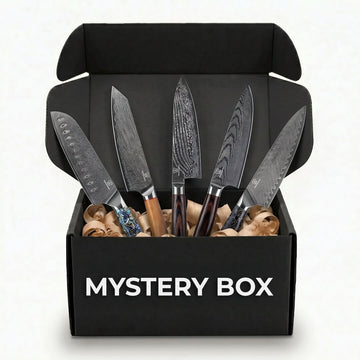 E-Mail: Mystery Box M / 5 slumpmässiga premiumköksknivar