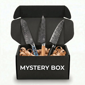 Mystery Box S / 3 slumpmässigt utvalda premiumköksknivar