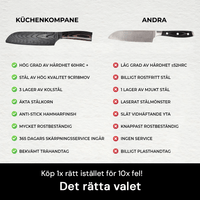 Premium Knivset + Gratis Santoku