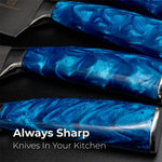 Special knivset blå