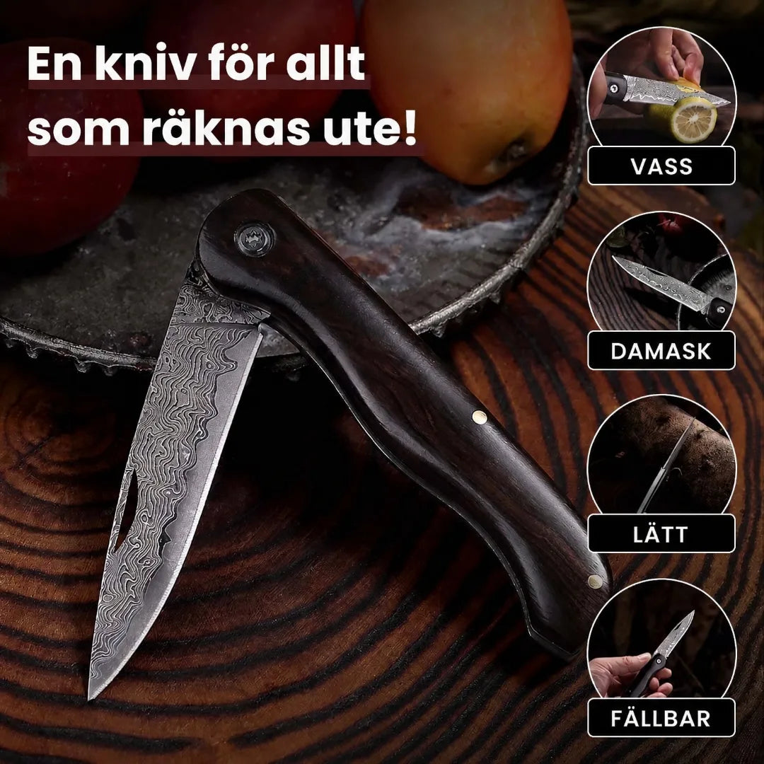 Fällkniv Damast Ranger