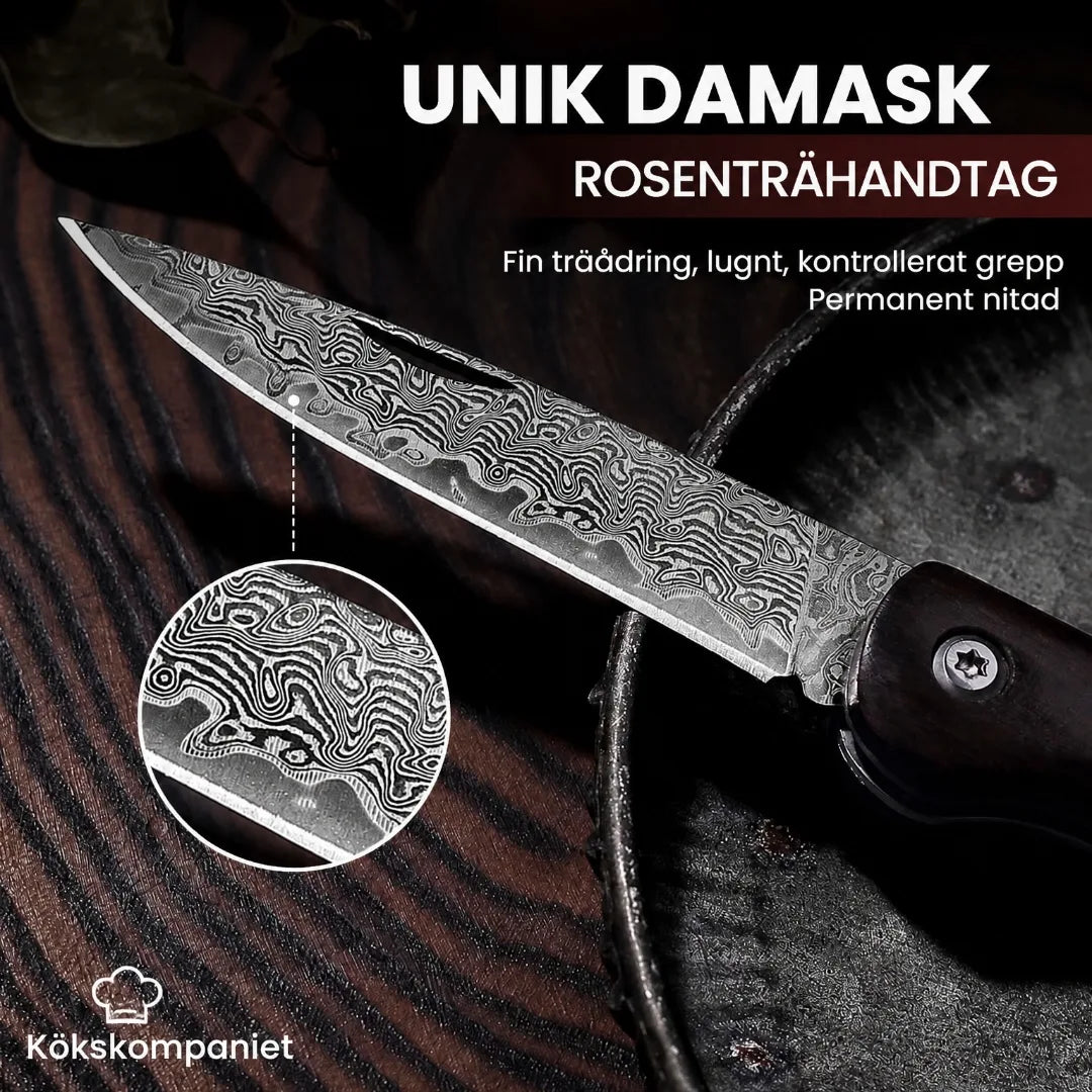 Fällkniv Damast Ranger