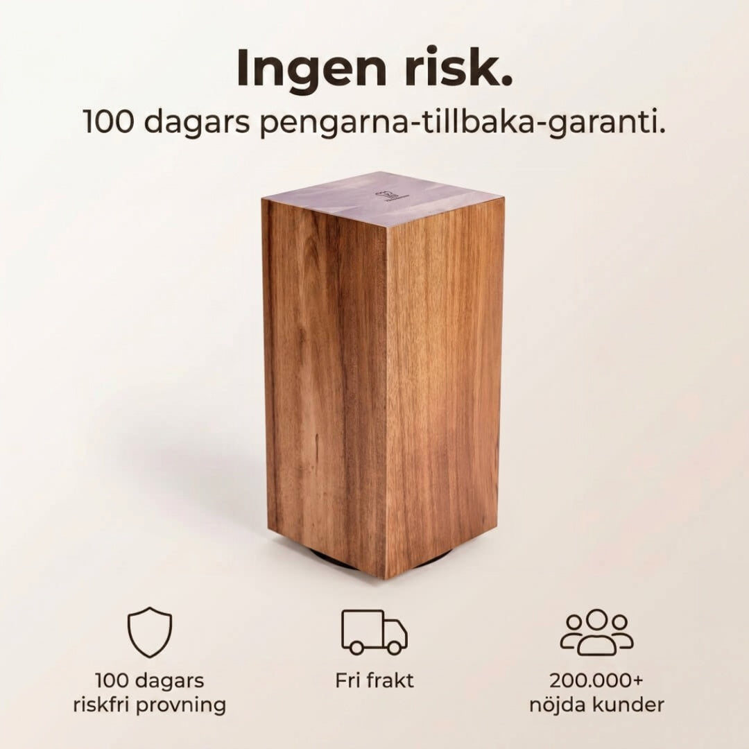Tsuisuto knivblock + gratis Santoku