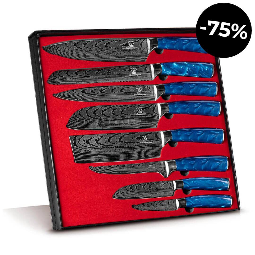 Special knivset blå