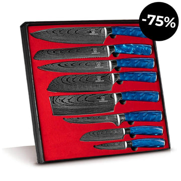 Special knivset blå