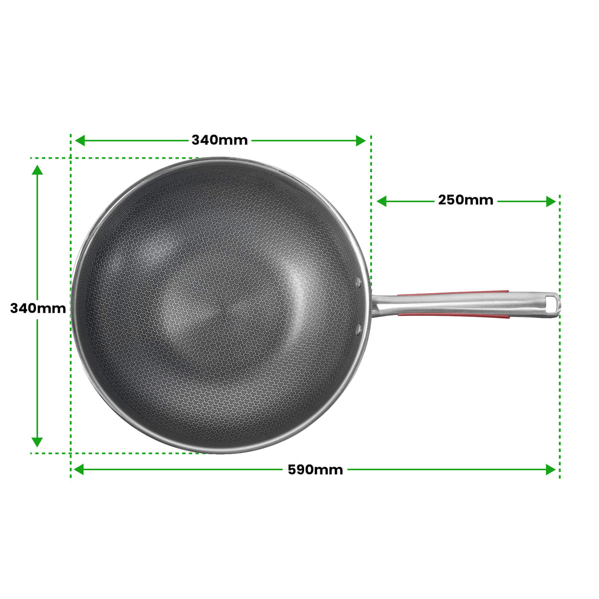 Küchenkompane WOK - 34cm