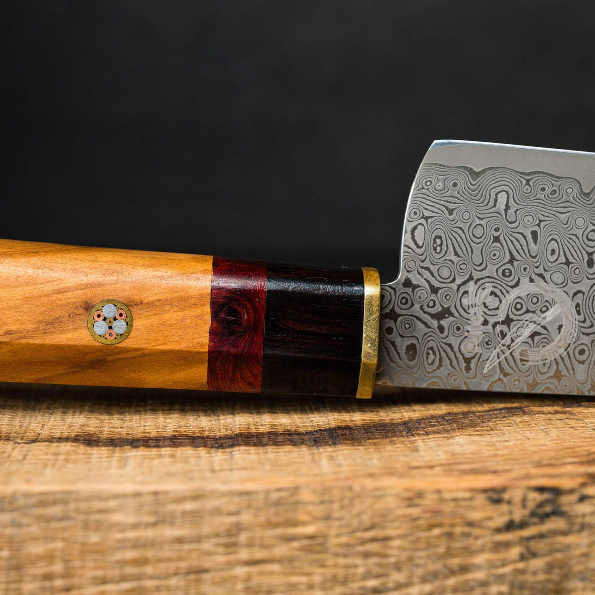 Mokuzai damaskenkniv