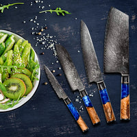 Aoki damaskusknivset