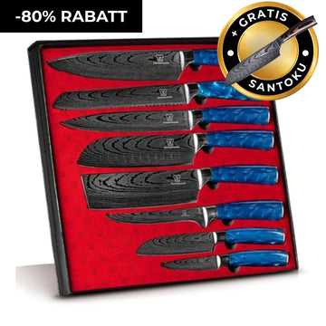 Shiburu Knivset Premium + Gratis Santoku