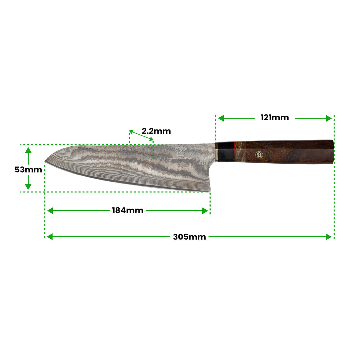 Semai kockkniv Deluxe