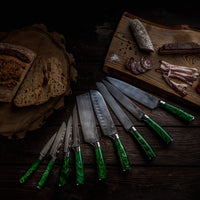 Special knivset grön