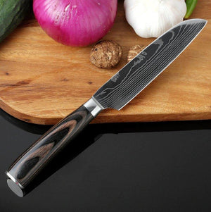 Japanische Santoku Messer 5'' - Küchenkompane